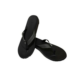 TEVA Black Flip Flops